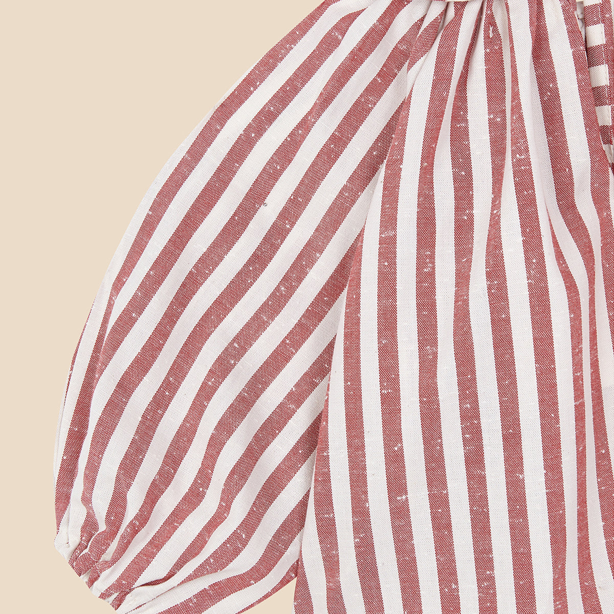 Globito Baby Blouse Stripes Bordeaux