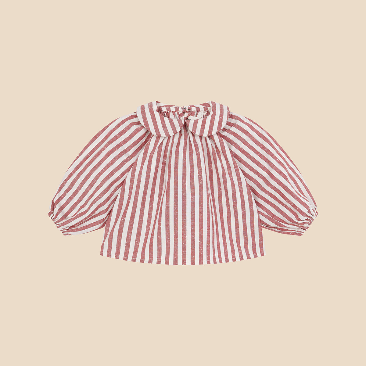 Globito Baby Blouse Stripes Bordeaux