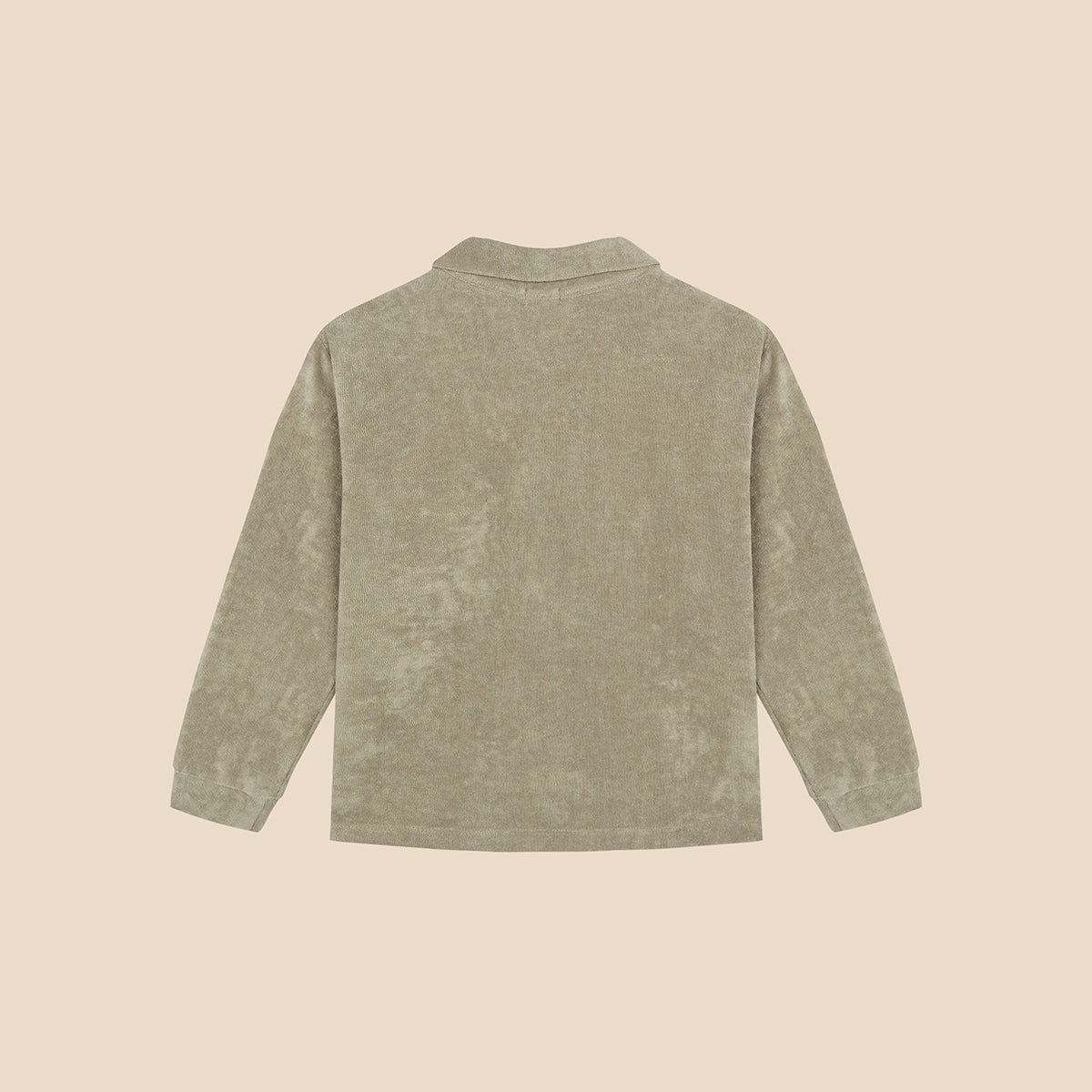 Polo Long Matcha Green Terry Knit