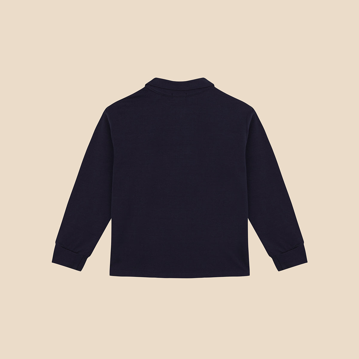 Polo Long Navy Knit