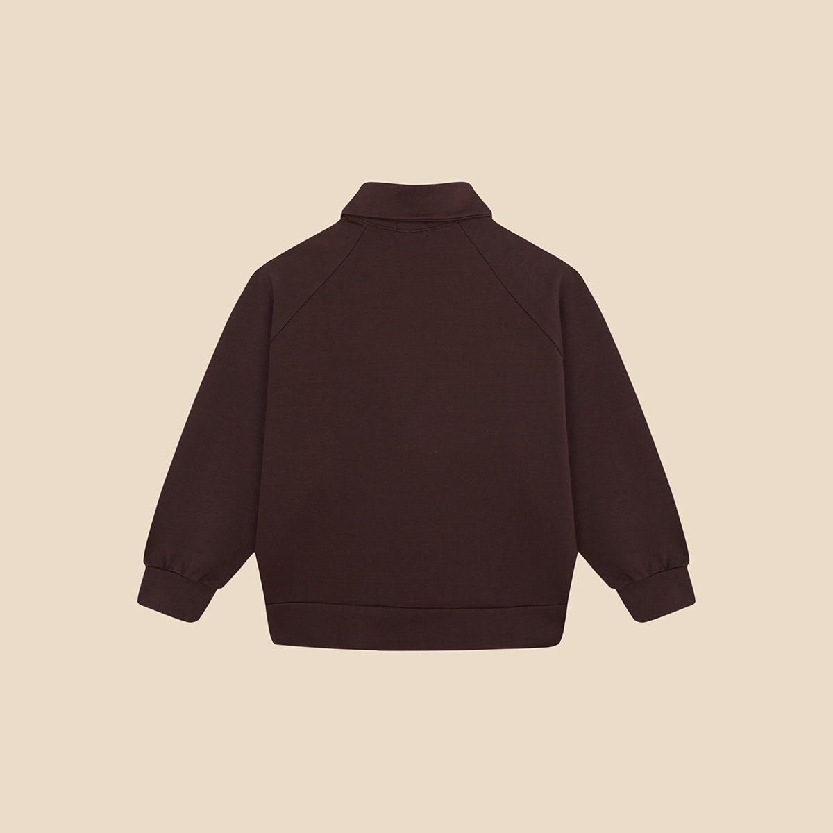 Sweat Polo Shirt Brown