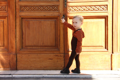 Footed Chocolate Brown