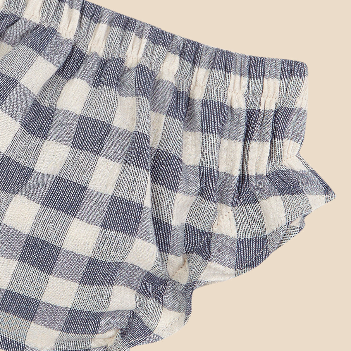 Simple Bloomer Pale Blue Vichy