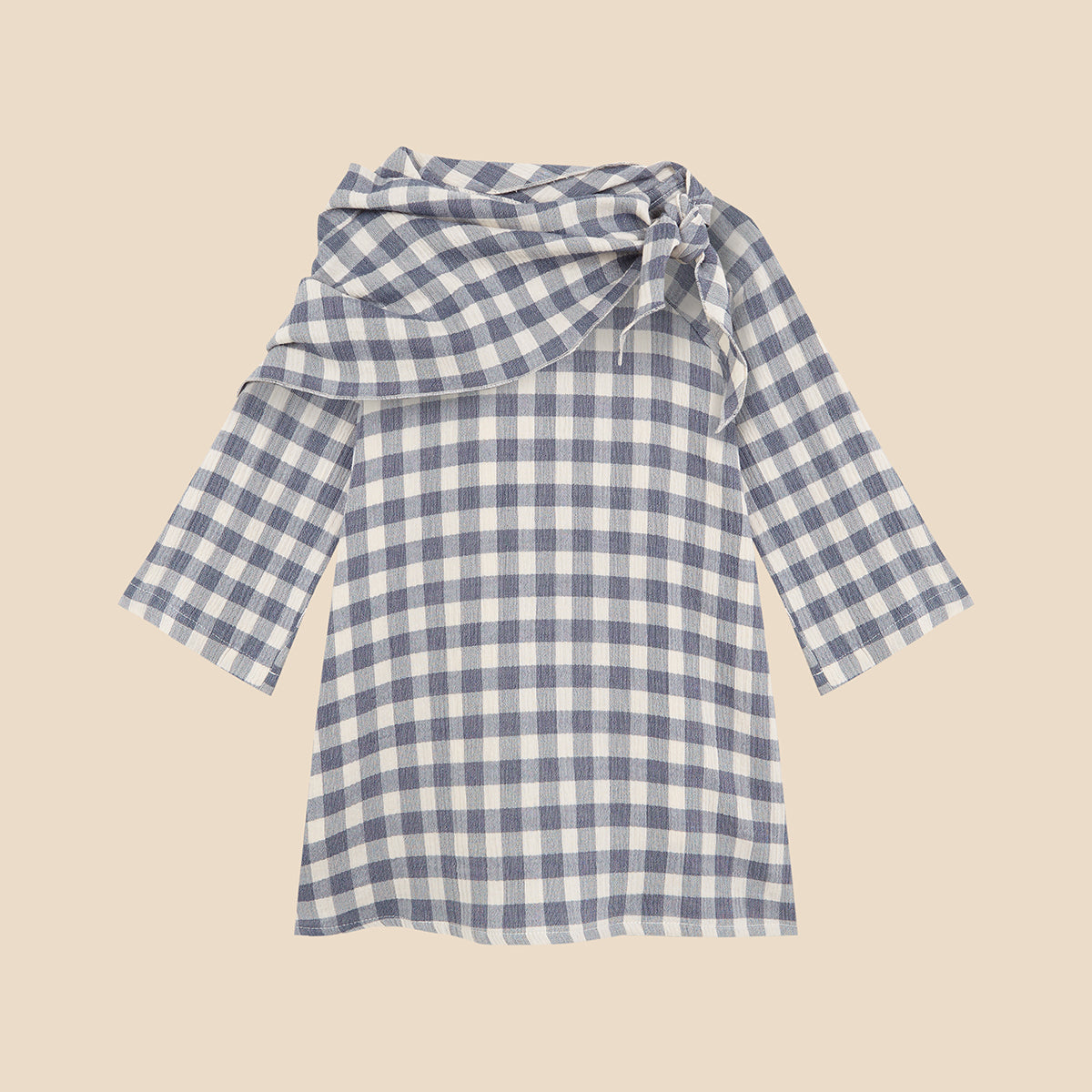 Deli Dress Pale Blue Vichy