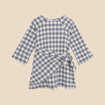 Deli Dress Pale Blue Vichy