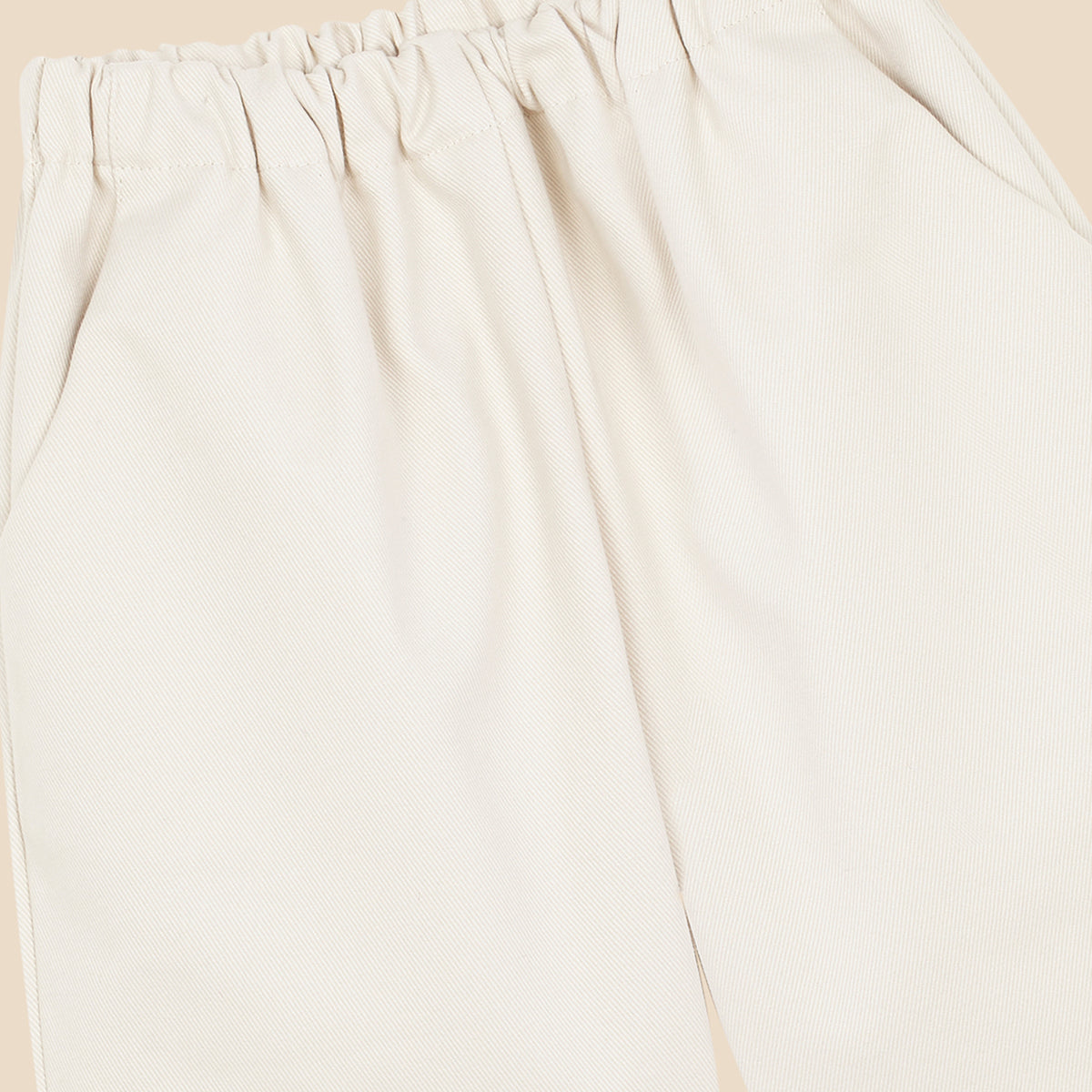 Long Pant Pinza Ecru Twill Sarga