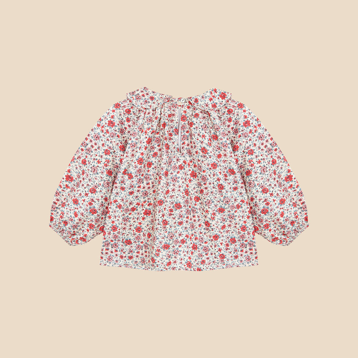 Globito Blouse Red Flowers