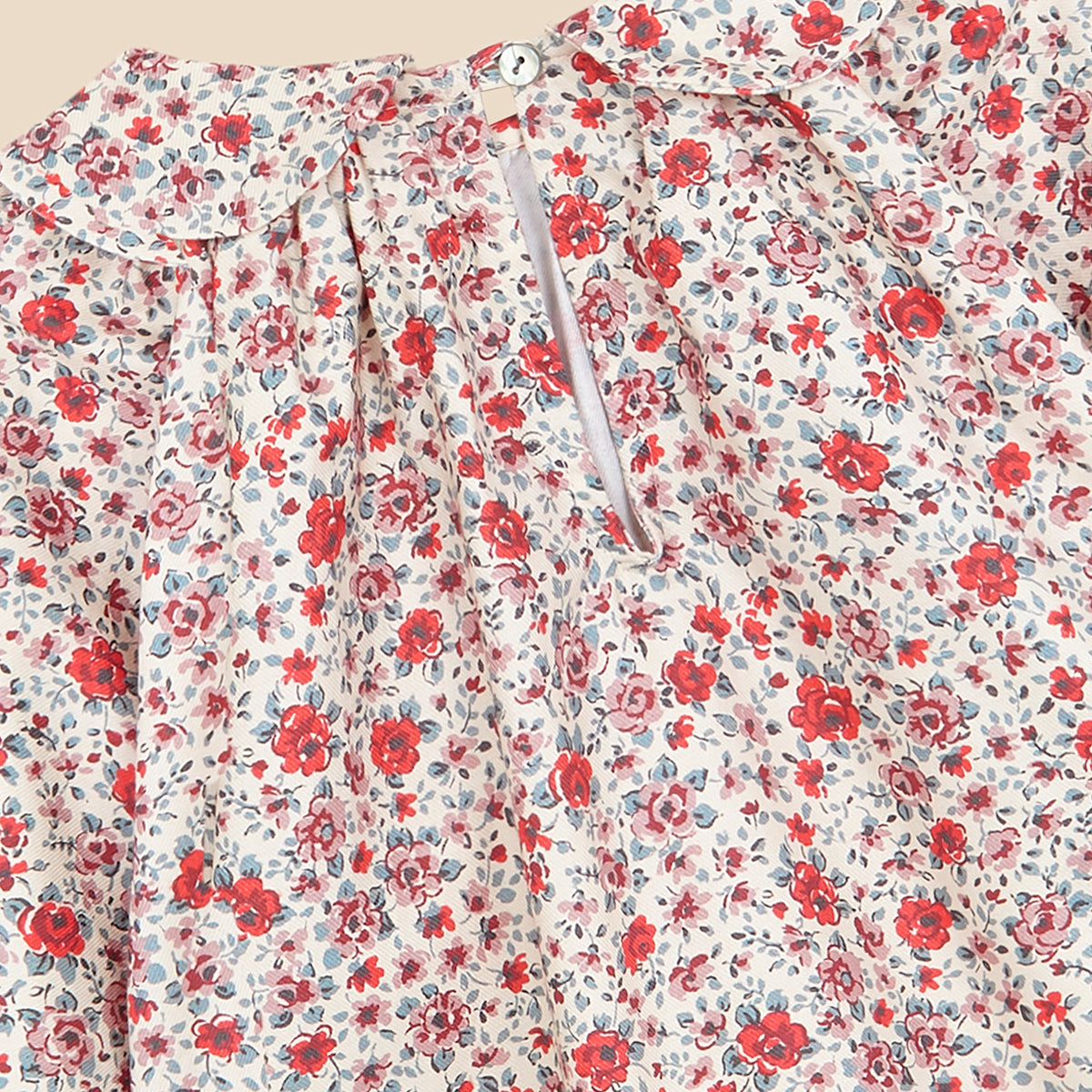 Globito Blouse Red Flowers