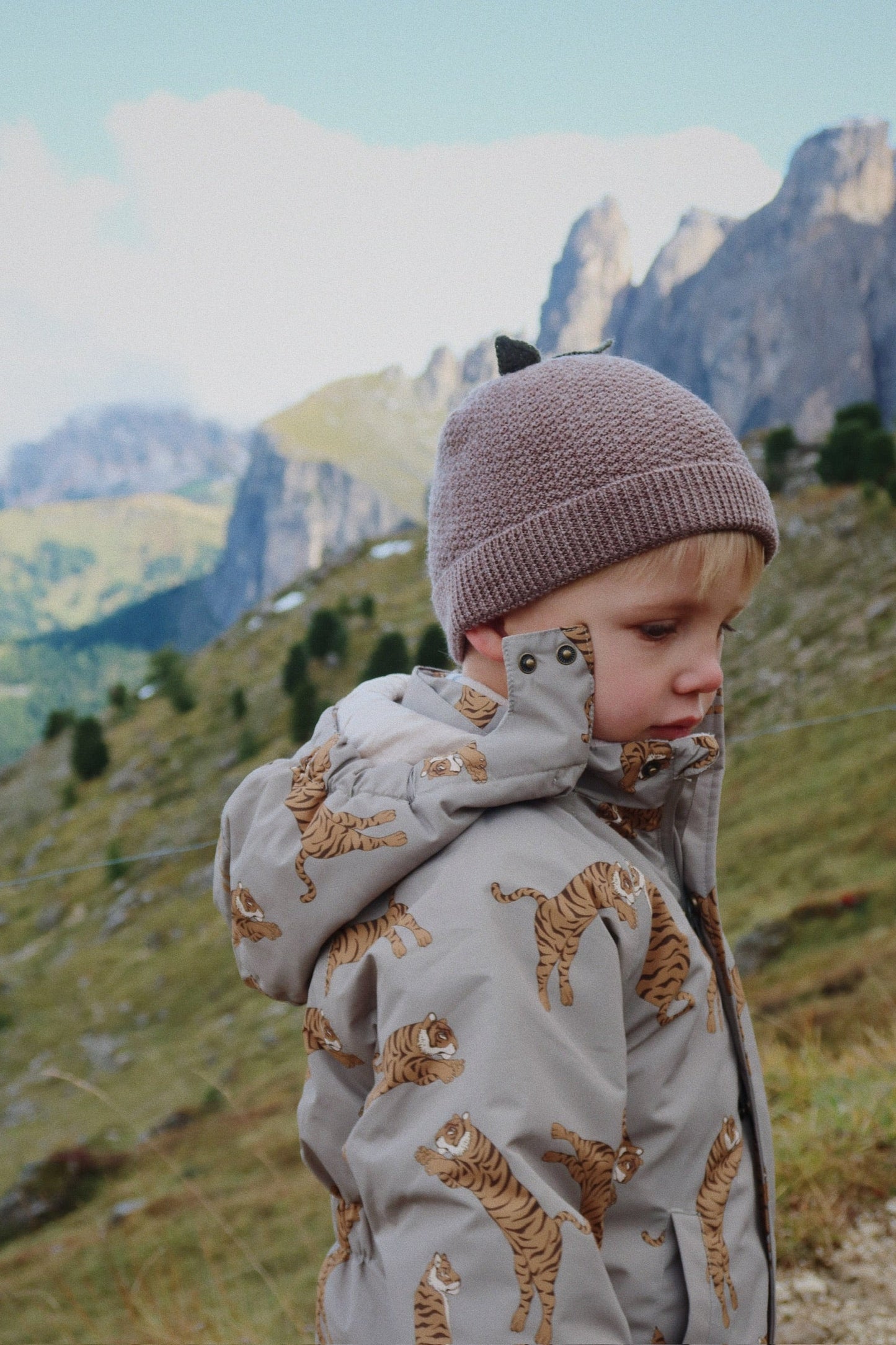 FRUITY BEANIE - bunny brown melange