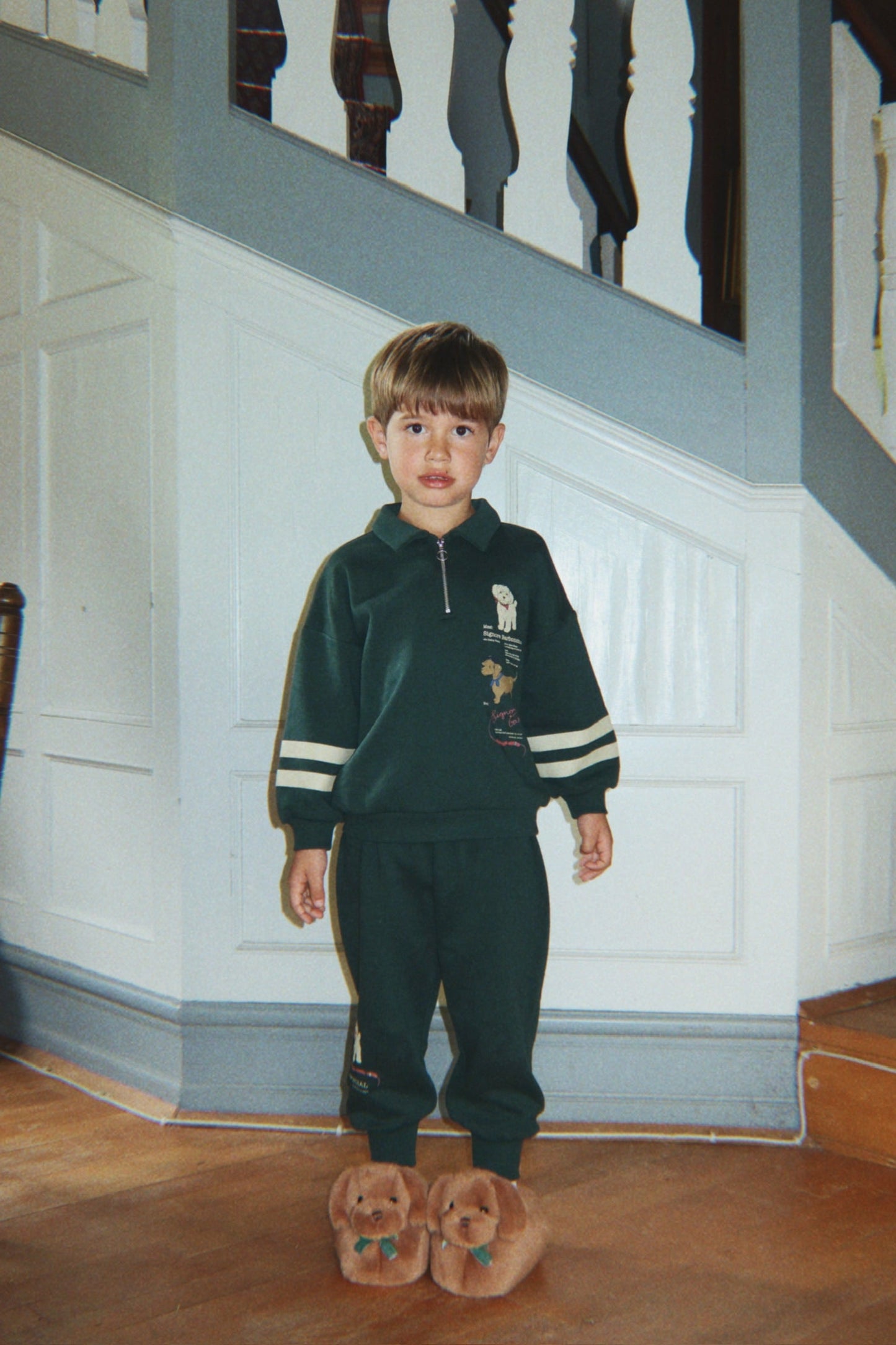 SAUSAGE DOG FOOTIES - chicory coffe