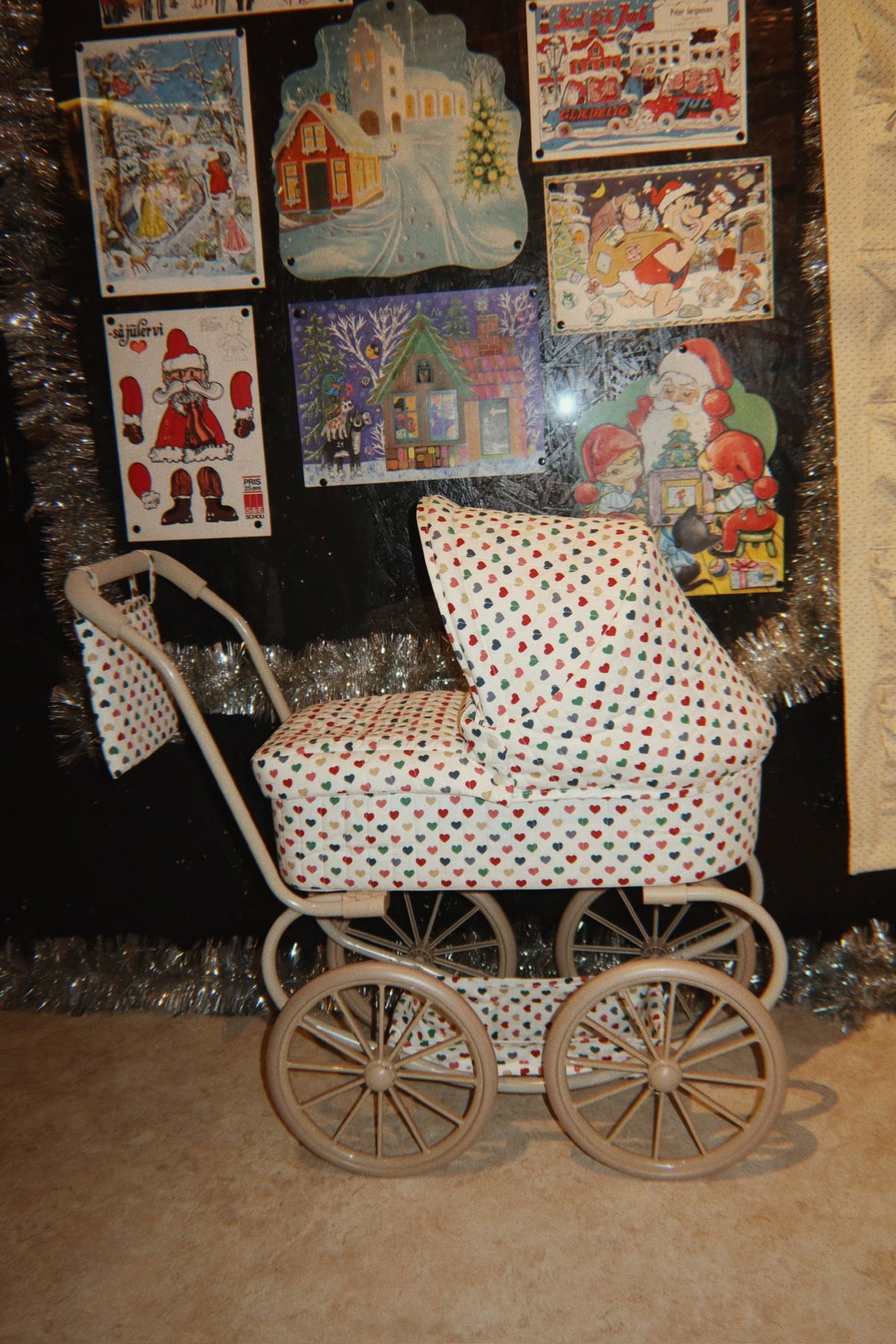 MINNIE DOLL PRAM - coeur coloré