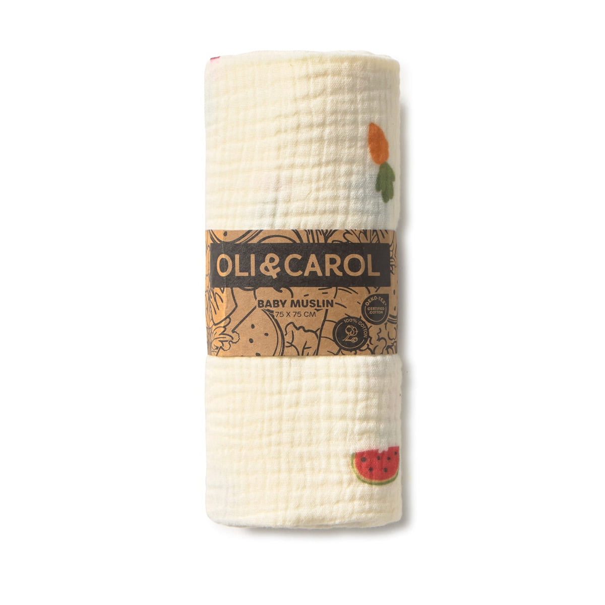Fruits & Veggies Baby Muslin