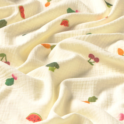 Fruits & Veggies Baby Muslin