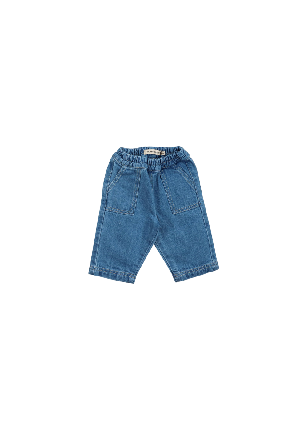 Meganisi Baby Pant Mid Blue Denim