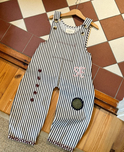 Moxie MINI Overalls - Milk Lad
