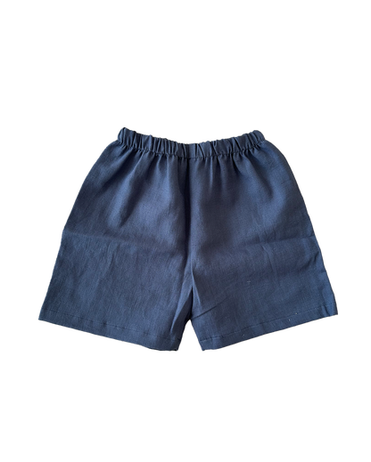 Barnekammer Shorts Blue Plaid Pocket