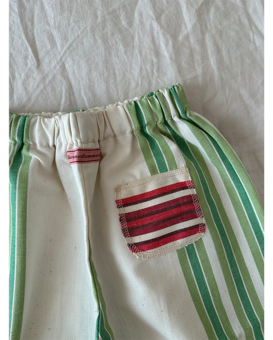 Barnekammer Pants Stripe Green