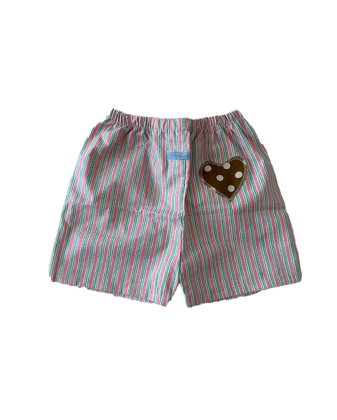 Barnekammer Shorts Striped Pink Heart