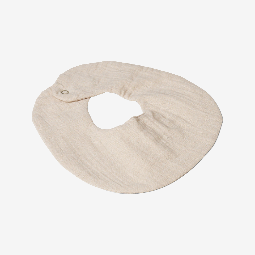Muslin Bib Beige
