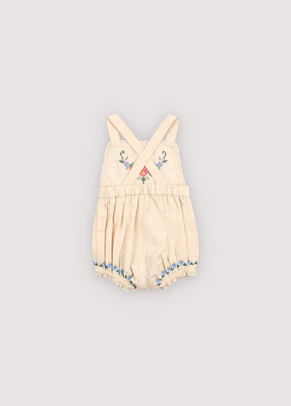 Narcise Baby Romper Ecru
