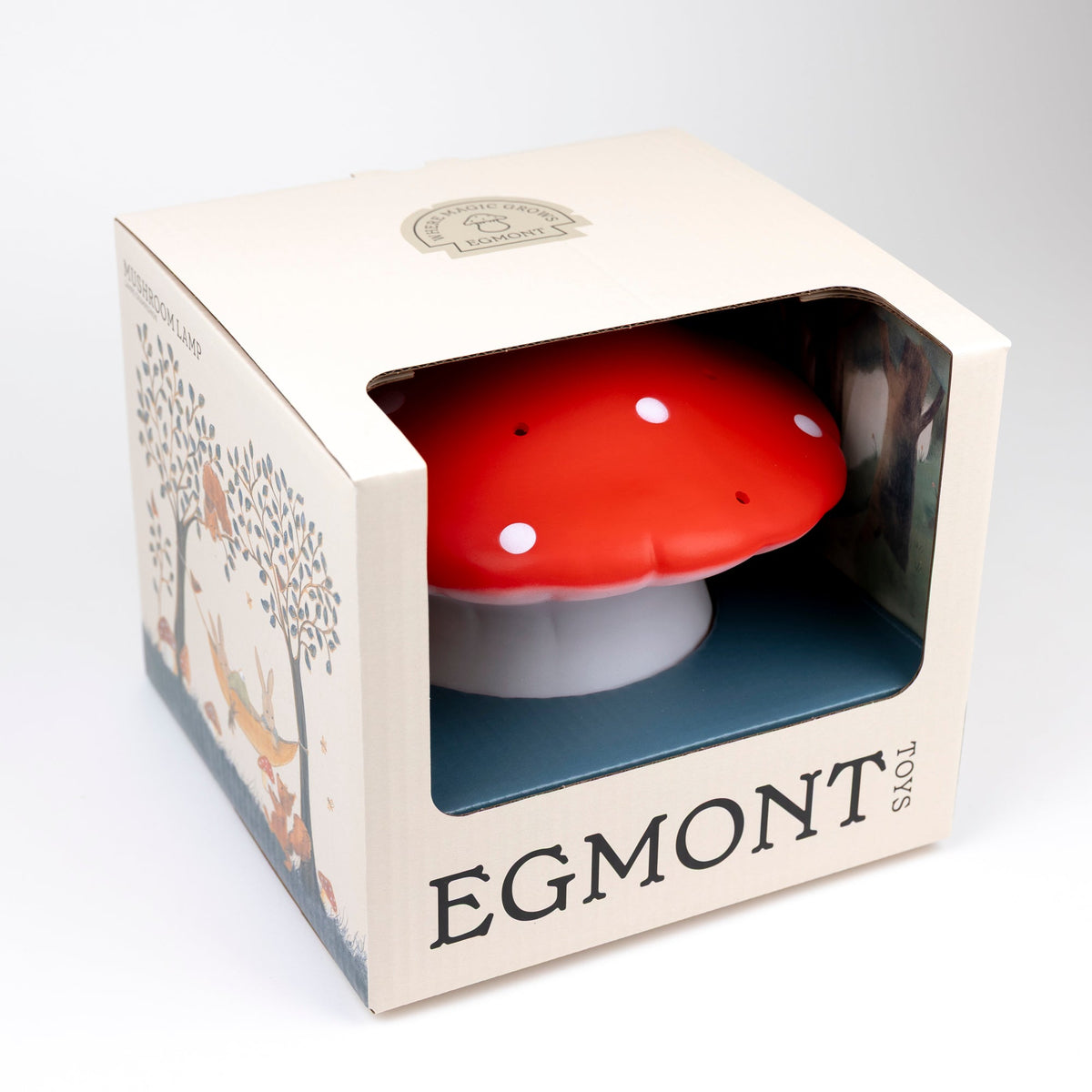 Medium Mushroom Night Lamp, Vintage Pink