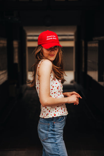 Heart Full, Hands Busy Cap