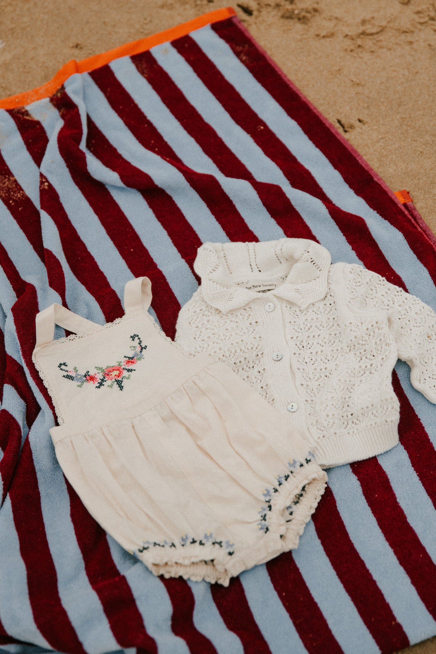 Narcise Baby Romper Ecru