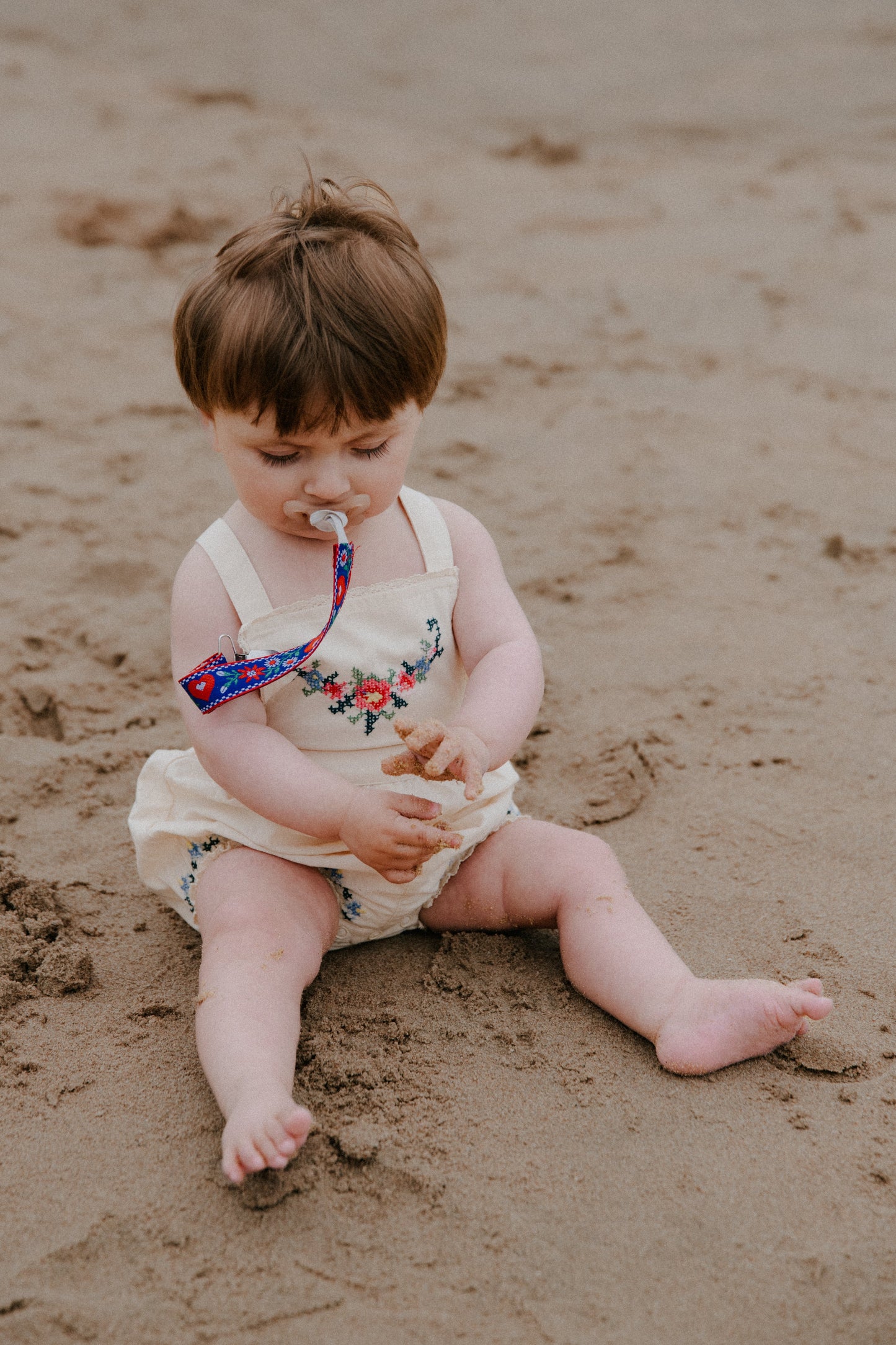 Narcise Baby Romper Ecru