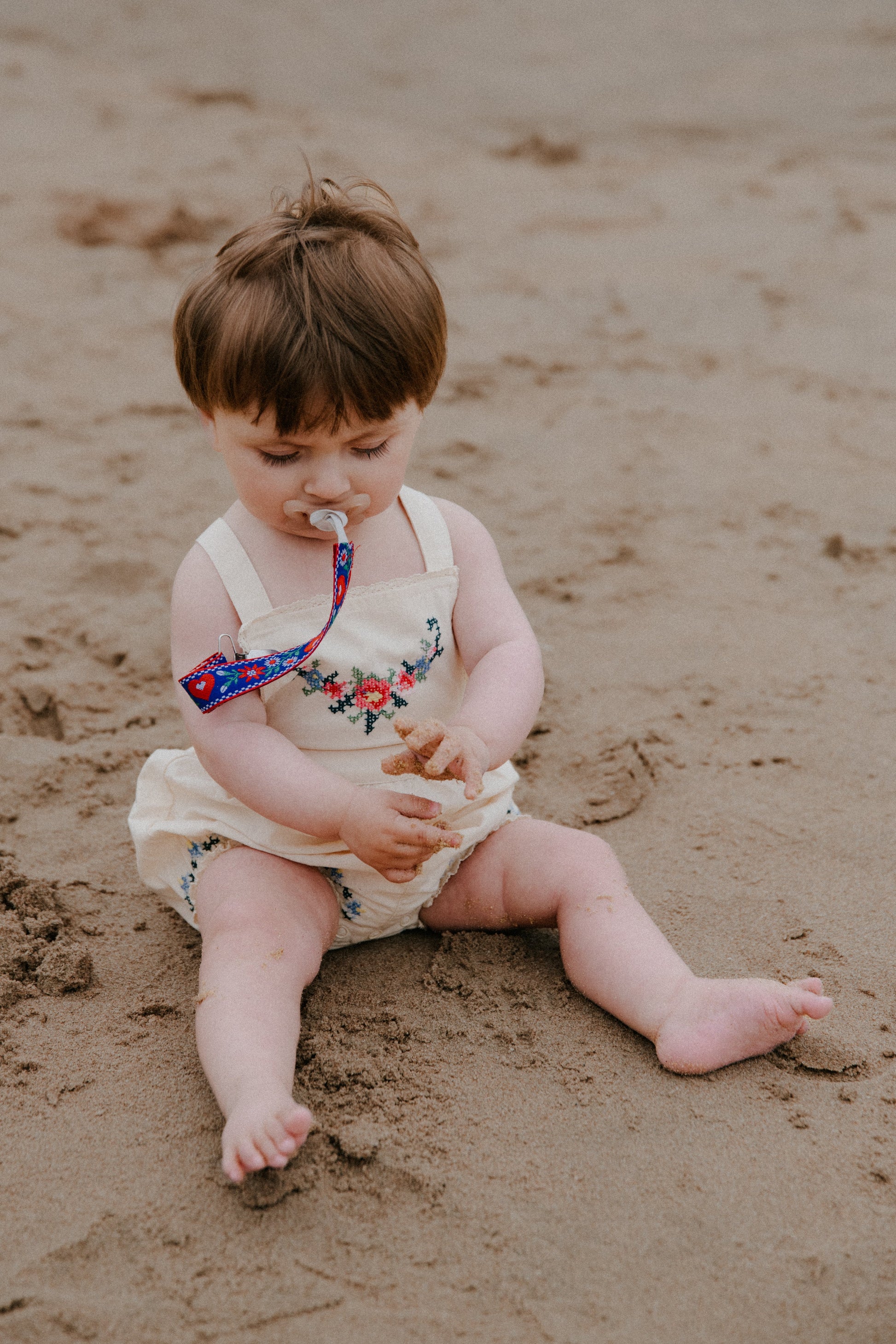 Narcise Baby Romper Ecru