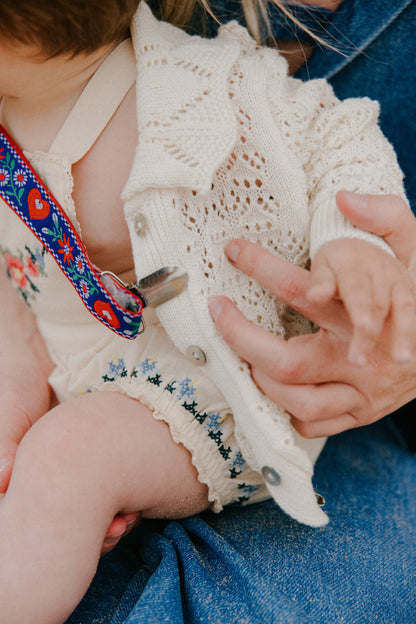 Narcise Baby Romper Ecru