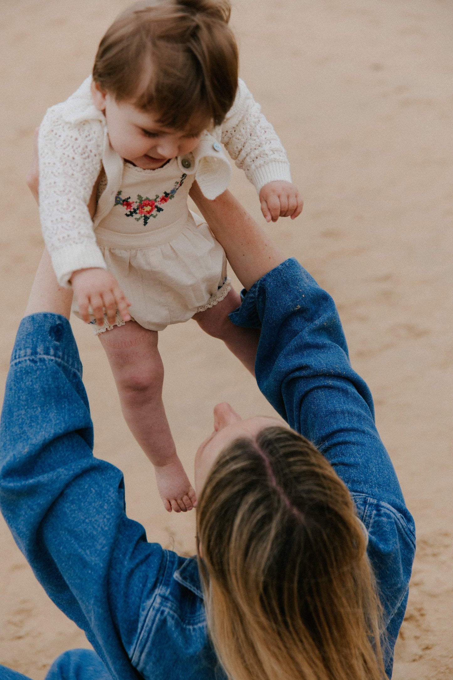 Narcise Baby Romper Ecru