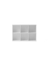 Wood shelving unit 3x2 w. support