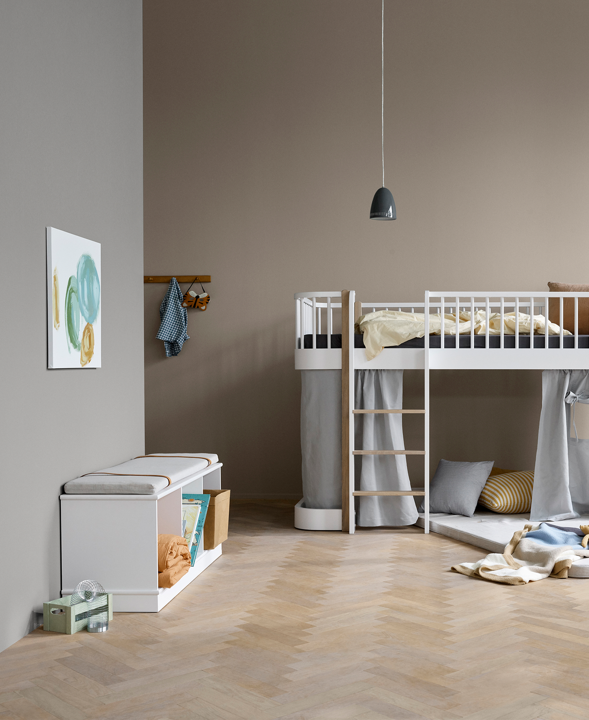 Cushion for shelving unit 3×1, nature