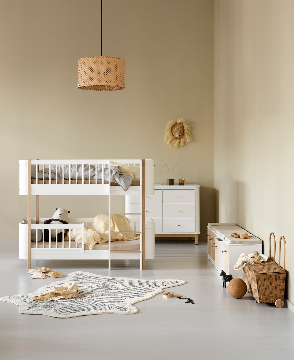 Cushion for shelving unit 5×1, nature