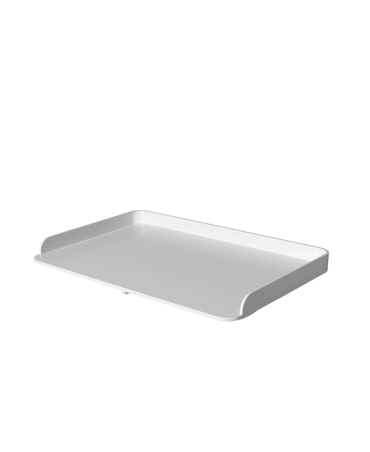 Wood nursery top for dresser 3 drawers, white