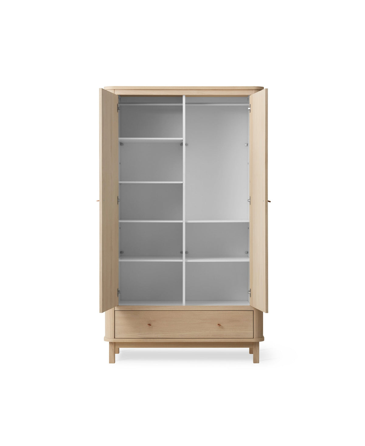 Wood wardrobe 2 doors, oak