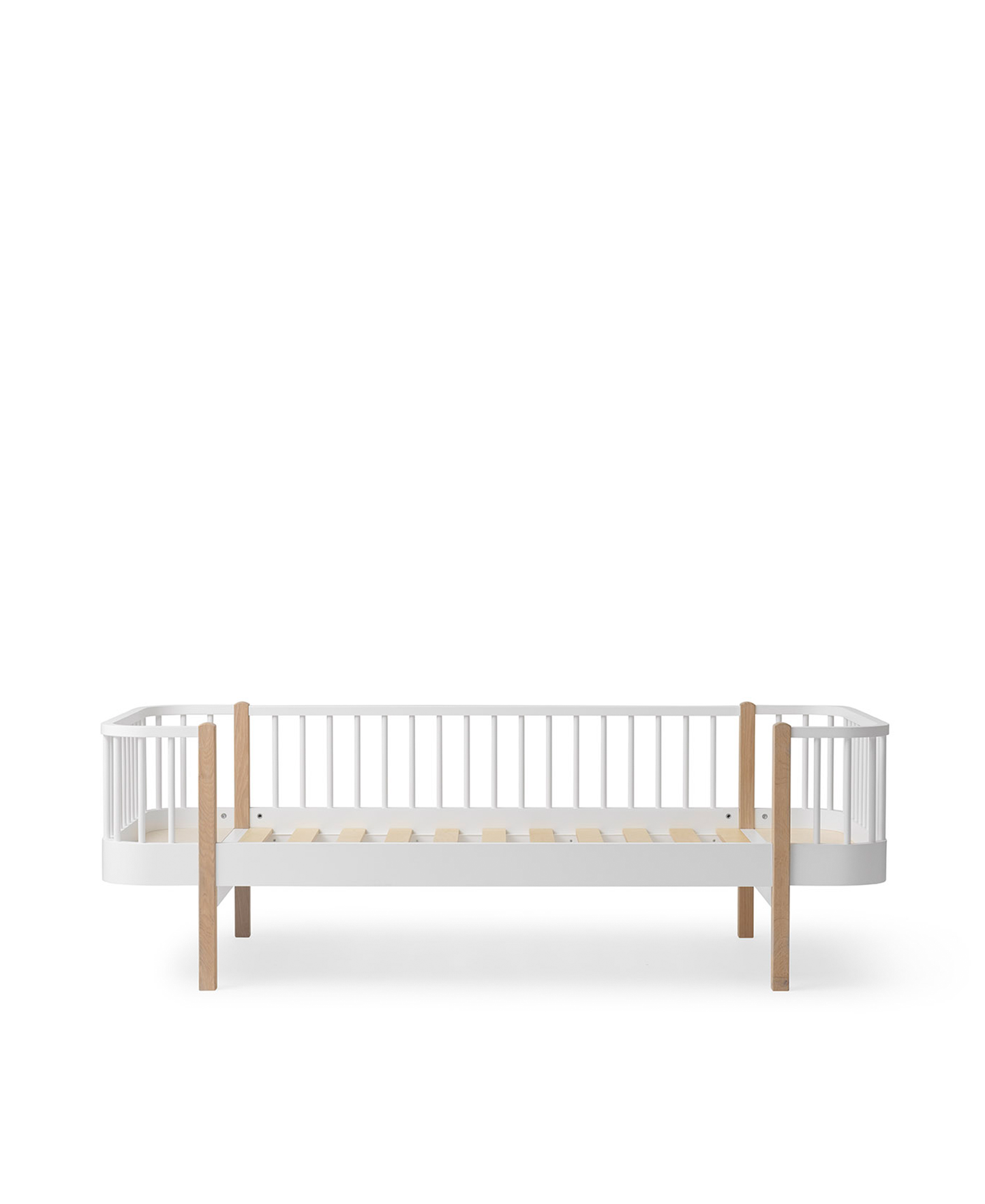 Wood Original day bed, white/oak