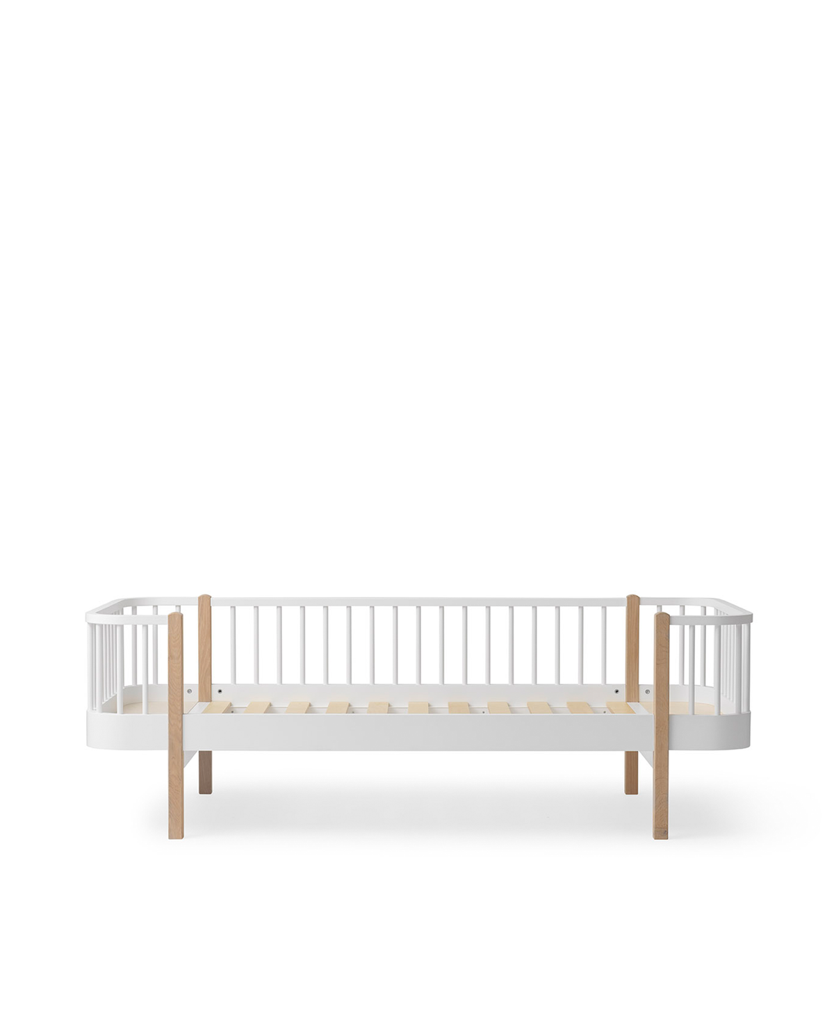 Wood Original day bed, white/oak