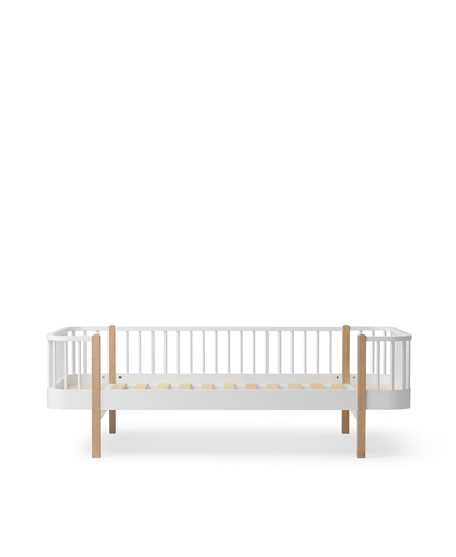 Wood Original day bed, white/oak