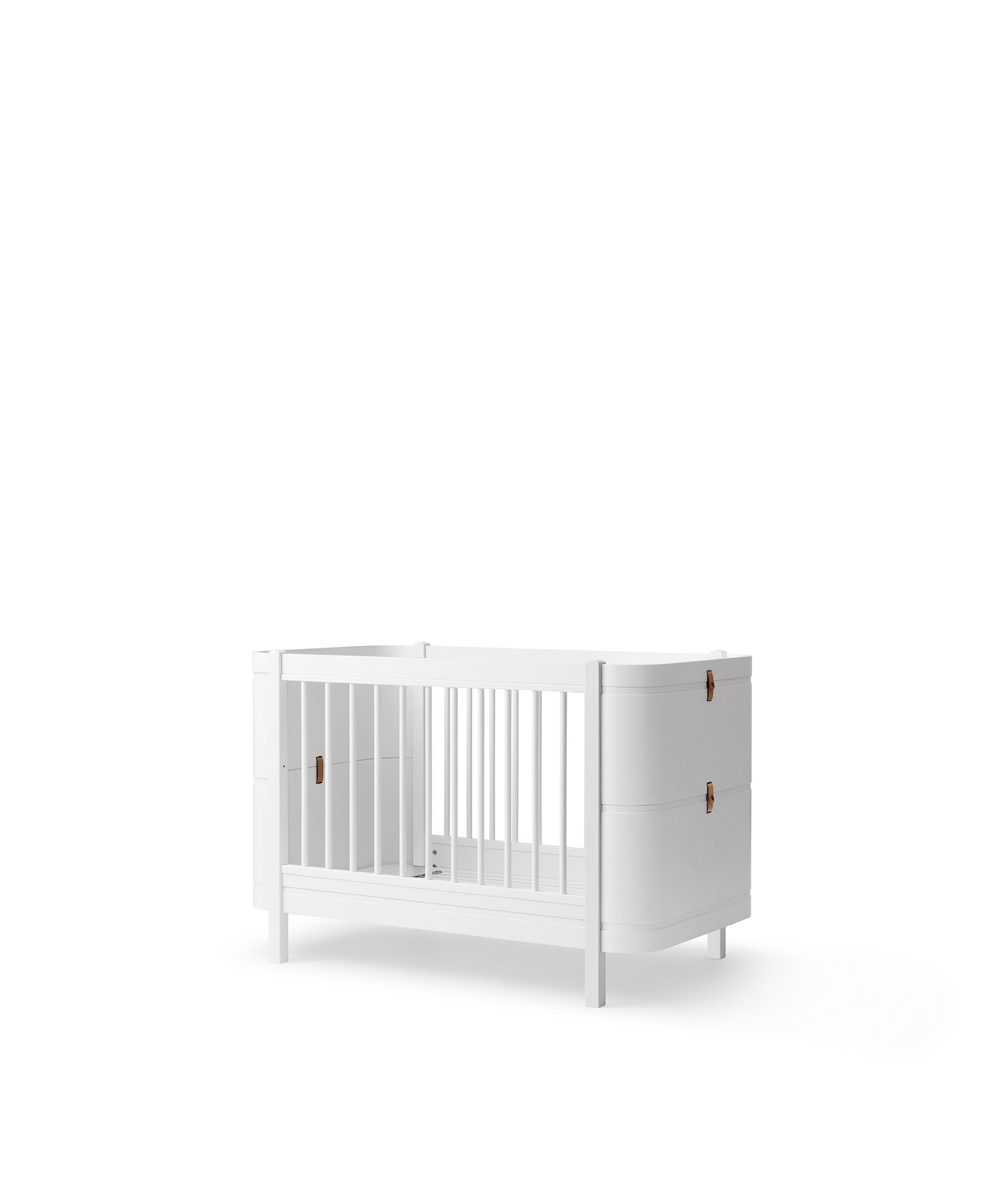 Wood Mini+ cot bed, white