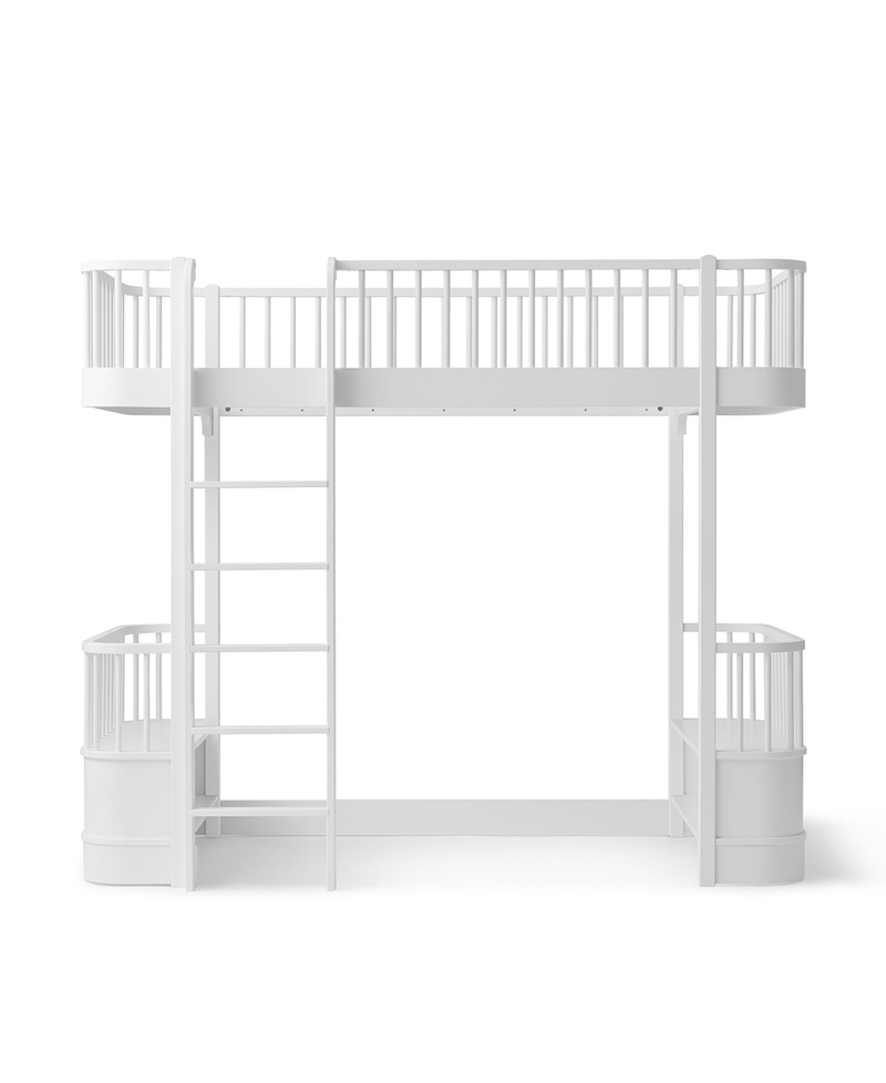 Wood Original loft bed, white