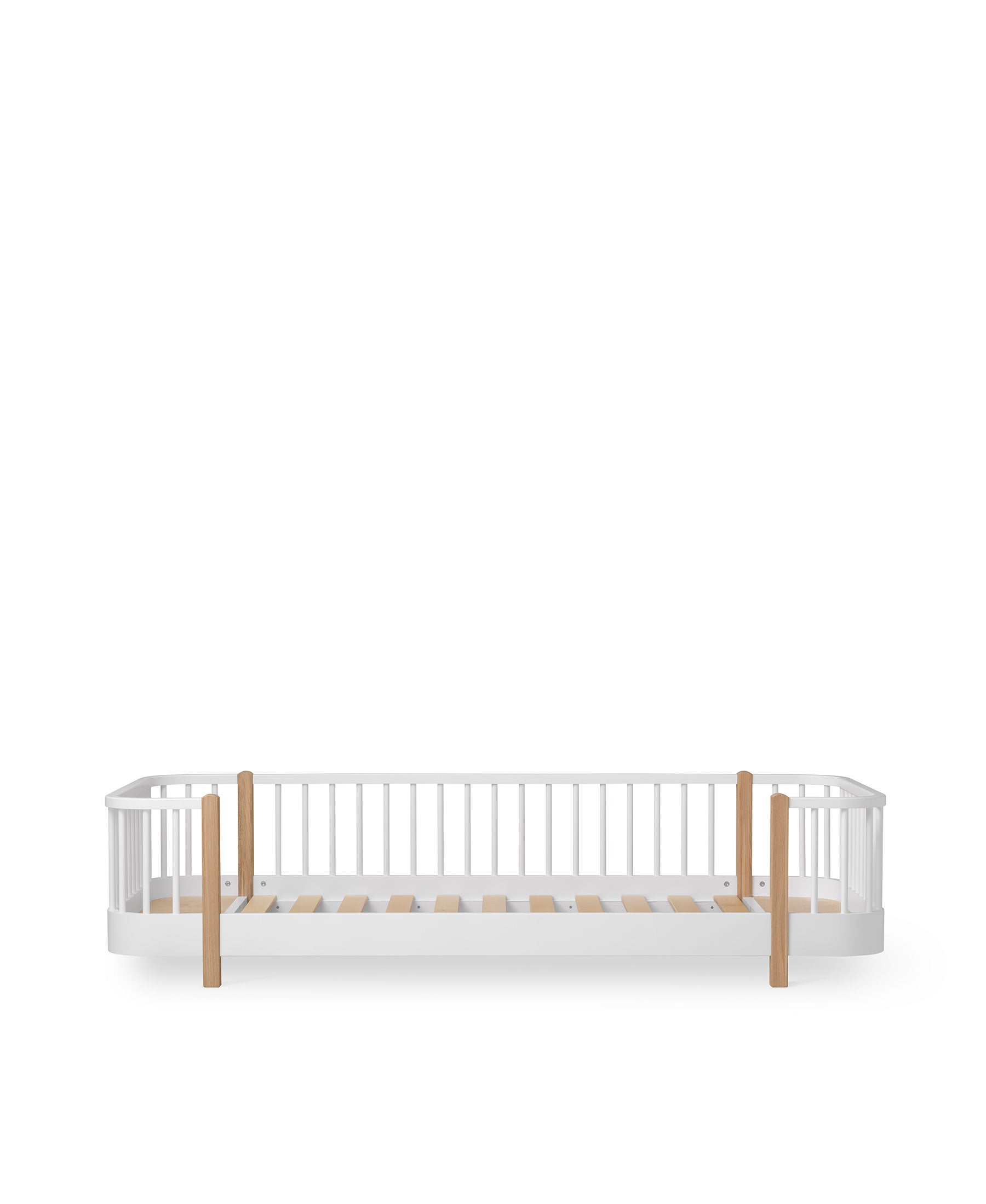 Wood Original floor bed, white/oak