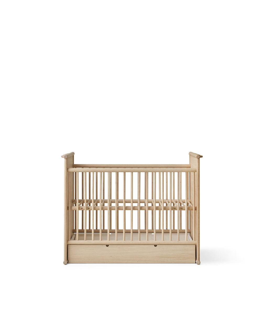 Camp Novel cot bed/bed, 60x120/120x200 cm, oak