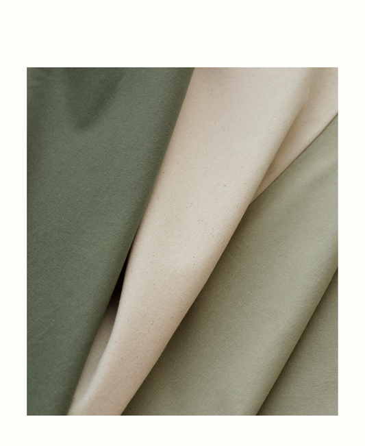 Camp Nomad bed canopy Circus, green/undyed