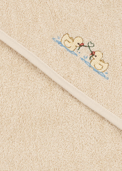 Figo baby towel - antique white