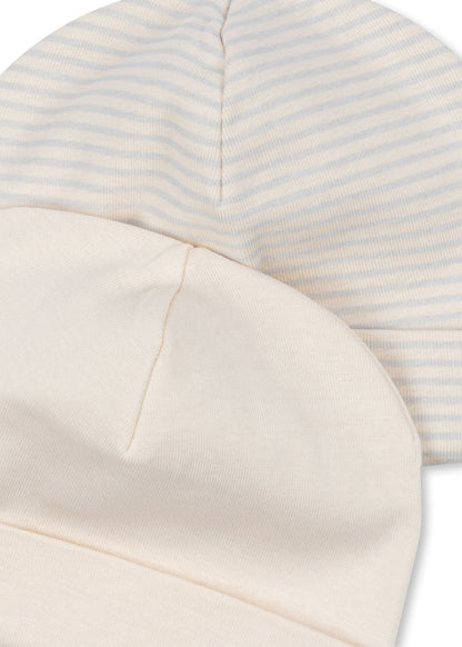 2 pack fio beanie - blue mix