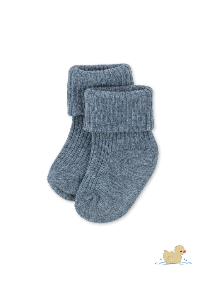 Lana knit socks - ashley blue