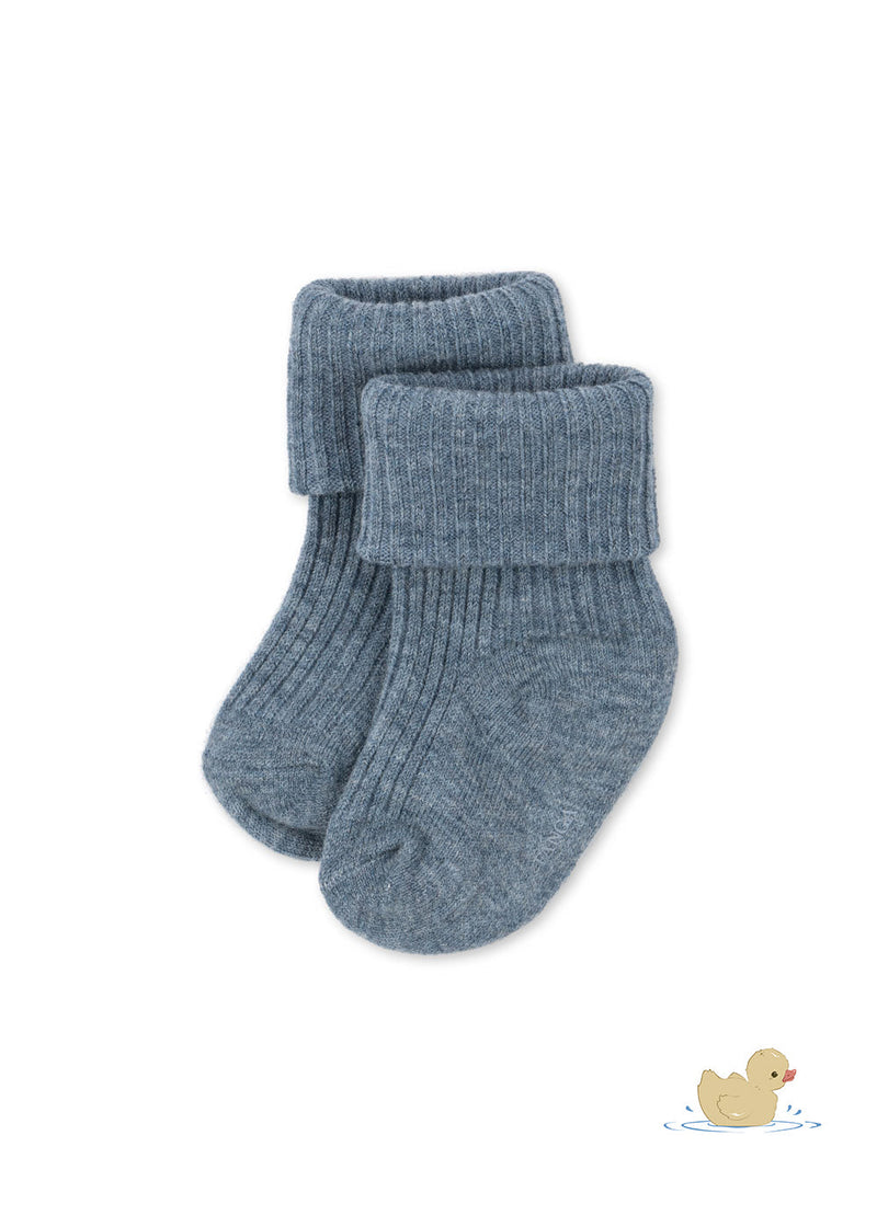 Lana knit socks - ashley blue