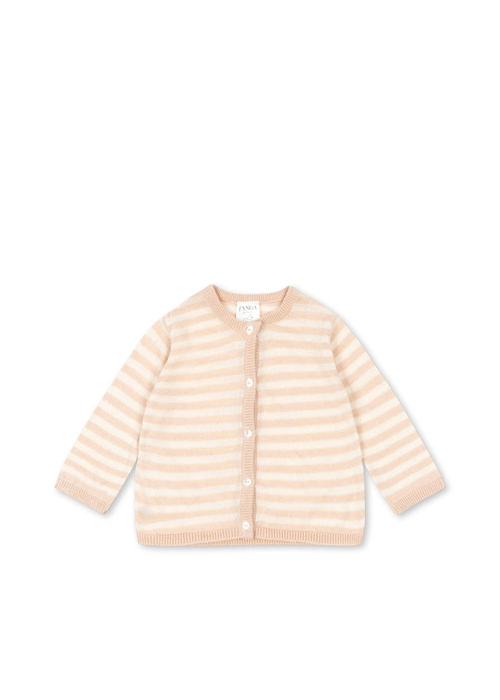 Venti knit cardigan - cameo rose