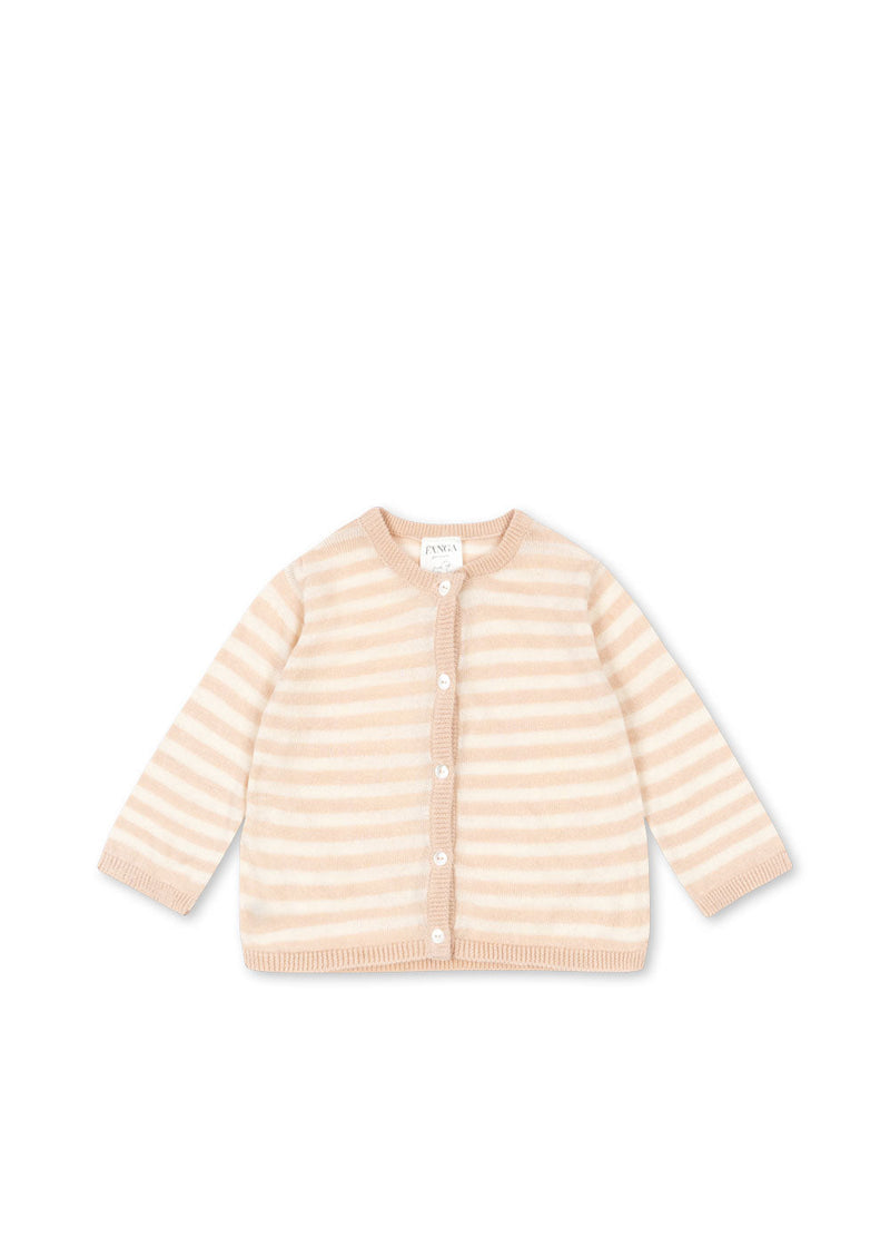 Venti knit cardigan - cameo rose